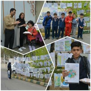 نمایشگاه نقاشی های منتخب کودکان با موضوع محیط زیست